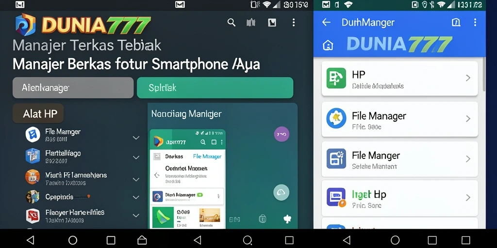 Tampilan antarmuka DUNIA777 untuk pengelolaan file yang efisien.