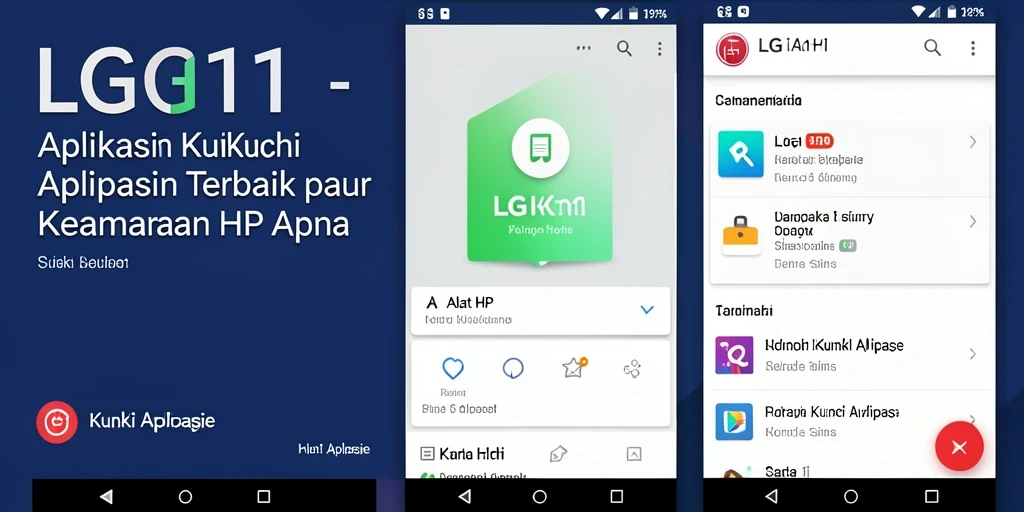 Tampilan antarmuka aplikasi LG111 yang intuitif dan menarik.