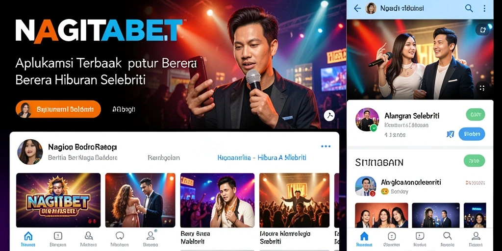 Tampilan antarmuka NAGITABET yang menarik dan informatif.