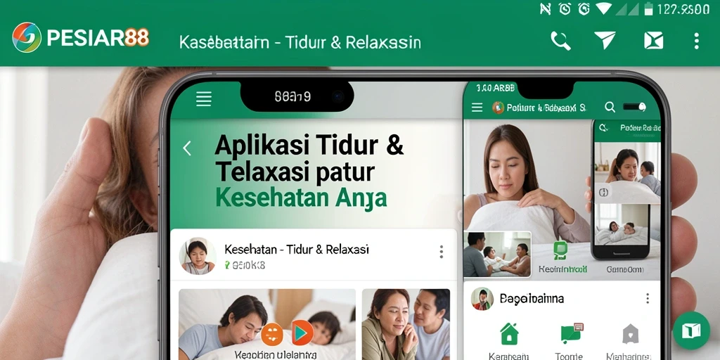 Antarmuka <strong>PESIAR88</strong> yang menenangkan untuk tidur dan relaksasi.